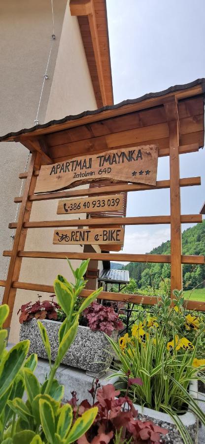 Apartmaji Tmaynka Tolmin Exteriör bild