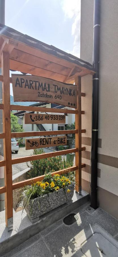 Apartmaji Tmaynka Tolmin Exteriör bild